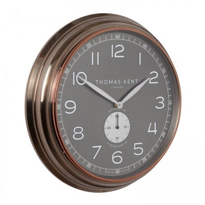 Photo of Thomas Kent 50cm Timekeeper Gold Round Wall Clock