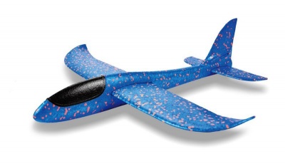 Photo of RC Leading Glider Throw Foam Airplane Large Plane - Blue