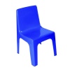 Junior Armless Kiddies Chair Blue - Set of 4 Photo