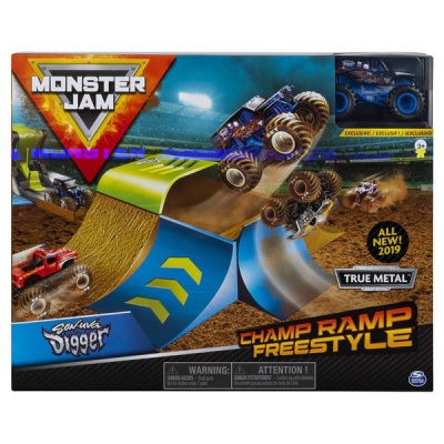 Photo of Monster Jam 1:64 Basic Stunt Playset - Champ Ramp Freestyle