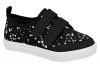 Molekhino Infants Canvas Sneaker with Contrast Splash Pattern Black Photo