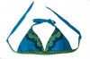 PrAna Lahari Halter Bikini Top - Printed Blue - XL Photo
