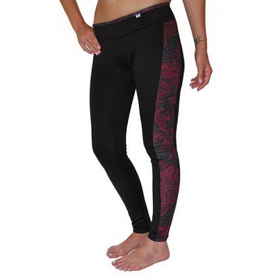 Photo of Cadance full sport legging with contrast print side panel