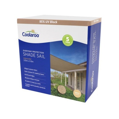 Photo of Coolaroo Everyday Shade Sail 3.6m Square
