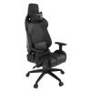 Gamdias Achilles E1 Gaming Chair - Black / Leather Style Vinyl Material Console Photo