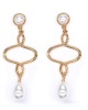 Lily & Rose Gold and Pearl drop earrings Photo