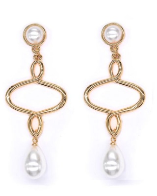 Photo of Lily & Rose Gold and Pearl drop earrings
