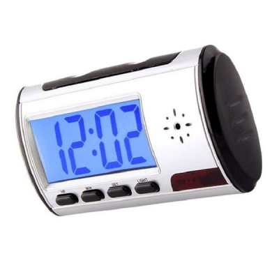 Fervour Generic Multifunction Spy Table Clock With Hidden Camera