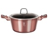 Berlinger Haus 24cm Marble Coating Casserole with Lid - i-Rose Edition Photo