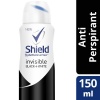 Shield Women Invisible Black White Antiperspirant Aerosol - 150ml Photo