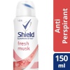Shield Women Fresh Musk Antiperspirant Aerosol - 150ml Photo
