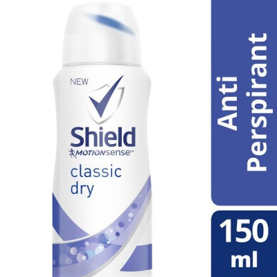 Photo of Shield Women Dry Classic Antiperspirant Deodorant Body Spray 6x150ml
