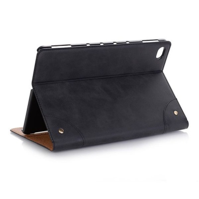 Photo of Faux Leather Flip Case for Huawei MediaPad M5 Lite Navy