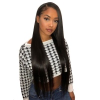 Wendy Queen 4x4 Lace Closure Natural Straight Hair Wig 12