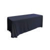 Polyester Rectangular Tablecloth - Navy Blue Linen Photo