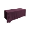Polyester Rectangular Tablecloth - Plum Linen Photo