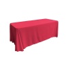 Polyester Rectangular Tablecloth - Fuchsia Linen Photo
