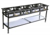Anvil Boiling Table Gas - Commercial - 4 Burner Straight Photo