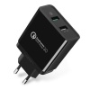 UGREEN QC3.0 Dual USB Charger 30W - Black Photo