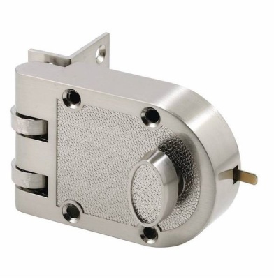 Photo of Euro Brass - EB2465 Lock Jimmy Proof Latch - Double Cylinder Br