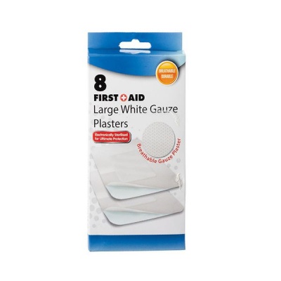 Photo of Bulk Pack x 6 Firstaid Plaster Gauze Pads 8 piecess Per Pack 10x7cm