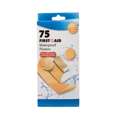 Photo of Bulk Pack x 6 Firstaid Plaster Beige 75 piecess Per Pack Assorted Sizes