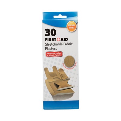 Photo of Bulk Pack x 6 Firstaid Plaster Fabric 30 piecess Per Pack Assorted Sizes
