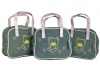 Fino Set of 3 Girls Two-Tone Denim Bags - Light Blue Photo
