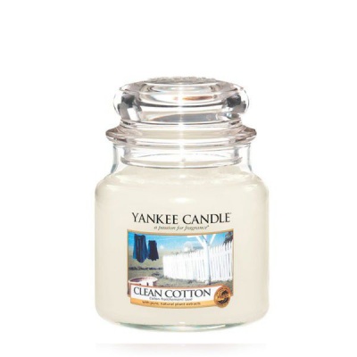 Photo of Yankee Candle Classic Clean Cotton Med Jar