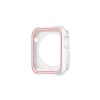 Apple Silicone Protective Bump Guard Case for 38mm iWatch - White & Pink Photo