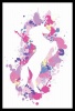Art Studio - Unicorn Poster with Black Frame Photo