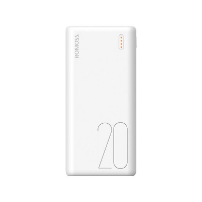 Photo of Romoss Simple 20 20000mAh Dual Output Power Bank - White