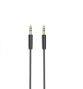 Pure Copper Wire 3.5mm Aux Audio Cable For IOS & Android. Black Photo