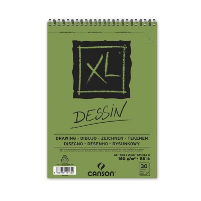 Photo of Canson XL Drawing Spiral bound 30S A5 160G