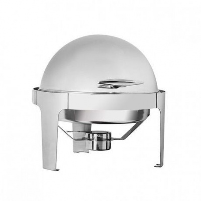 Roll Top Chafing Dish Round Stainless steel