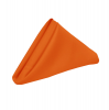Set of 10 Polyester Napkins 50x50cm- Orange Photo