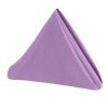 Set of 10 Polyester Napkins 50x50cm- Lavender Photo