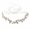 Olive Tree - Clover Crystal Styled Headband - Bridal / Formal Event Photo