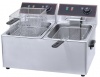 Conic 12L Stainless Steel Electric Deep Fryer with Lid Photo