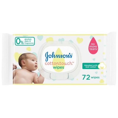 Photo of Johnson & Johnson Baby Cotton Touch Wipes - 12 x 72's