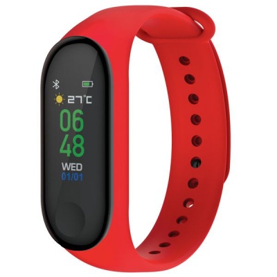 Photo of Volkano Active Volkano Smart Band with Heart Rate Monitor - Active Tech Core Series - Red