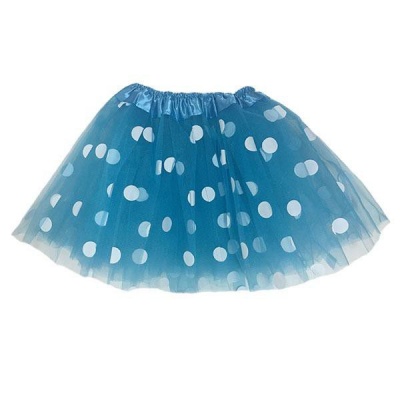 Photo of Blue Polka Dot Tutu Skirt