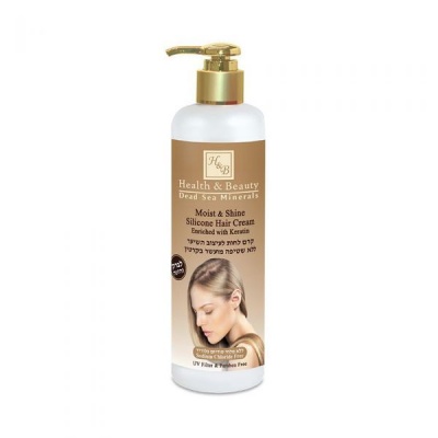 Photo of Moist & Shine silicone hair cream enriched with Keratin
