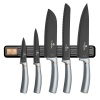 Berlinger Haus 6-Piece Knife Set with Magnetic Hanger - Moonlight Edition Photo