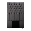 Cielo - Kate Deep Button Headboard Grey Photo
