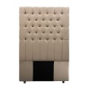 Cielo - Kate Deep Button Headboard Stone Photo