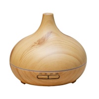 DHAO Wood Grain Aromatherapy Ultrasonic Aroma Cool Mist Humidifier