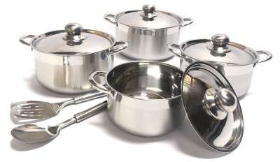 Photo of 10 piece Stainless Steel Cookware