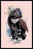 Mat Miller - Black Magic Cat Poster with Black Frame Photo