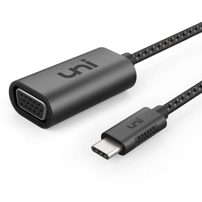 Photo of Uni USB C to VGA Adapter Thunderbolt 3 Compatible Cable - Space Grey